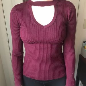 No Boundaries maroon top